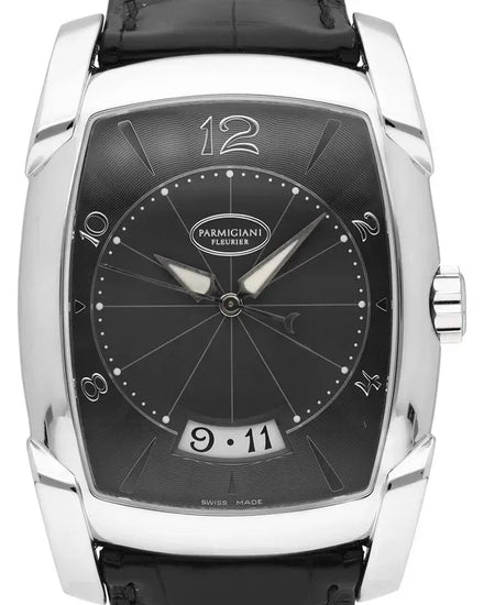 2024 Parmigiani Fleurier Kalpa 44.5MM Black Dial Leather Strap (PFC123-0001401-XA1442)