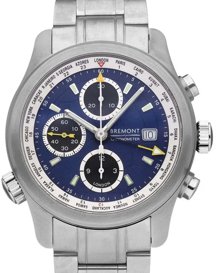 Bremont ALT1-WT 43MM Blue Dial Steel Bracelet (ALT1-WT-BL-B)