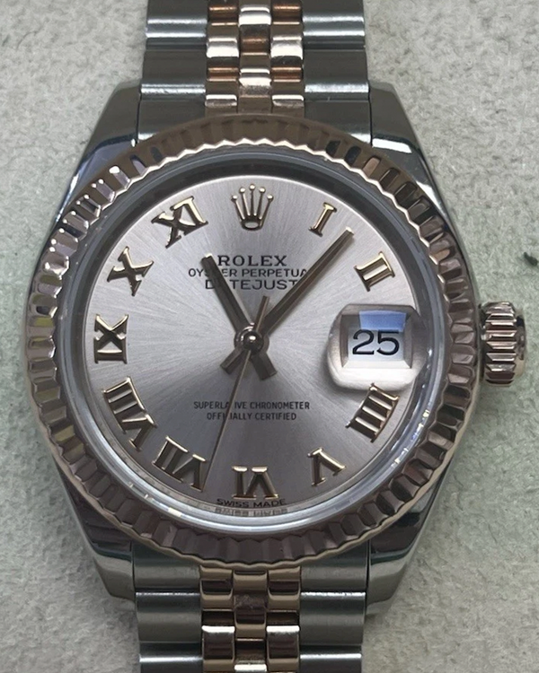 Rolex Lady-Datejust 28MM Sundust Dial Two-Tone Jubilee Bracelet (279171)