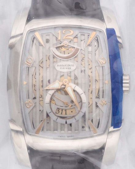 2025 Parmigiani Fleurier Kalpa XI Hebdomadaire 44.7MM Skeleton Dial Leather Strap (PFC101-1200100-HA1241)