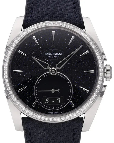 2025 Parmigiani Fleurier Tonda Metropolitaine Galaxy 33.1MM Aventurine Dial Textile Strap (PFC273-0060601-X02521)