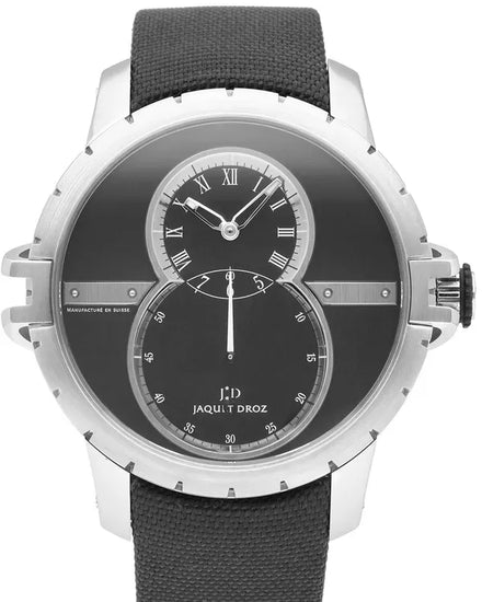 2023 Jaquet Droz Grande Seconde 45MM Black Dial Textile Strap (J029030548)
