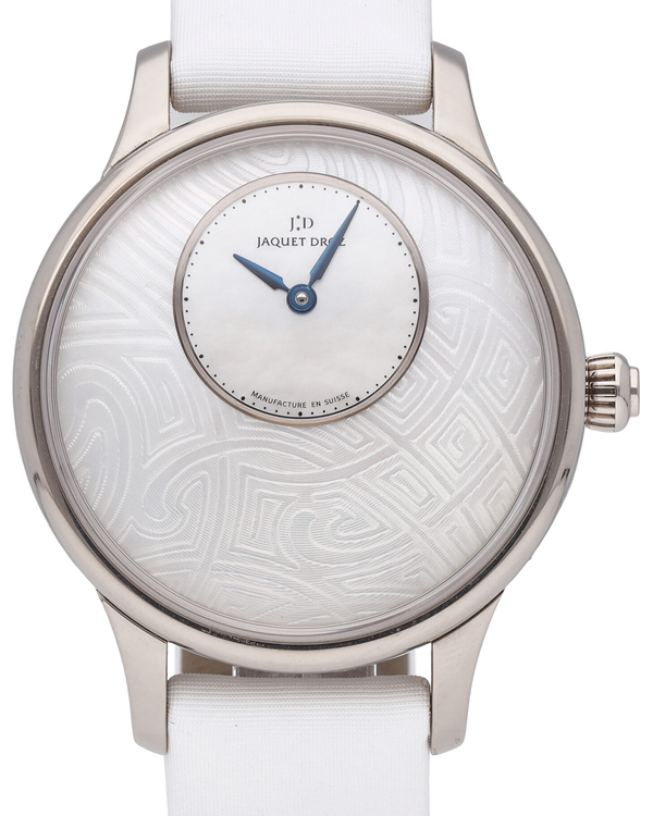 2023 Jaquet Droz Petite Heure Minute L.E. 39MM Silver Dial Textile Strap (J005014570)