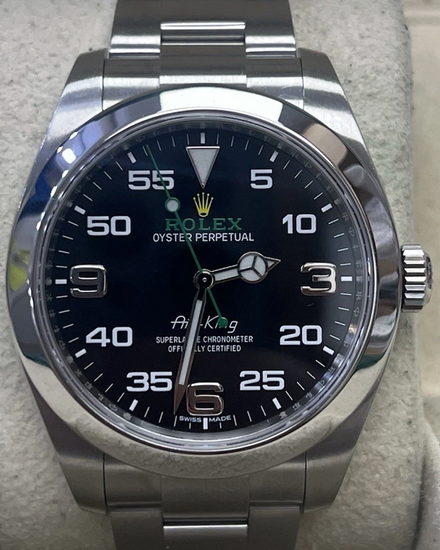 2021 Rolex Air-King 40MM Black Dial Oyster Bracelet (116900)