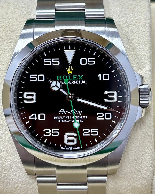2022 Rolex Air-King 40MM Black Dial Oyster Bracelet (126900)