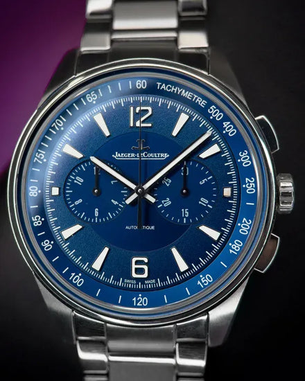 2021 Jaeger-LeCoultre Polaris Chronograph 42MM Blue Dial Steel Bracelet (Q9028180)