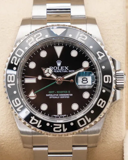 2016 Rolex GMT-Master II 40MM Black Dial Oyster Bracelet (116710LN)