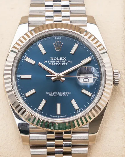 2021 Rolex Datejust 41MM Blue Dial Jubilee Bracelet (126334)