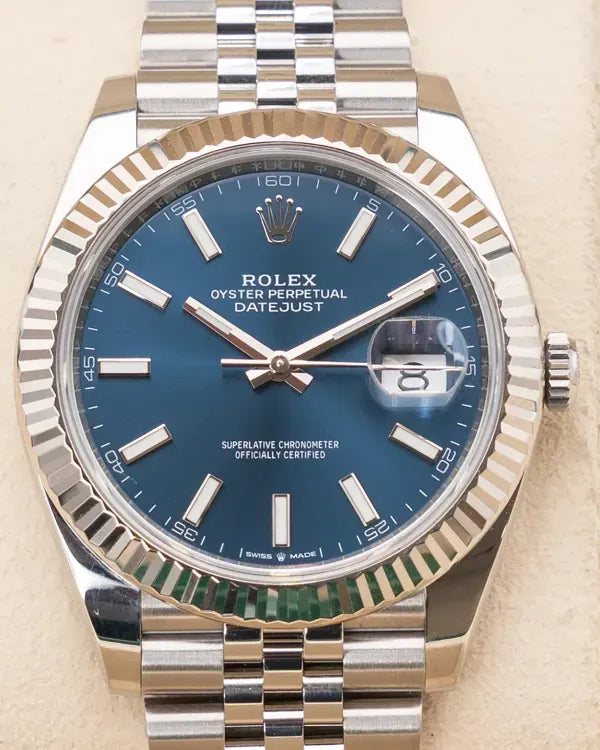 2021 Rolex Datejust 41MM Blue Dial Jubilee Bracelet (126334)