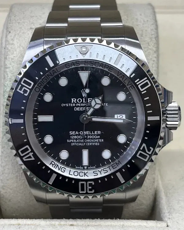 2020 Rolex Sea-Dweller Deepsea 44MM Black Dial Oyster Bracelet (126660)