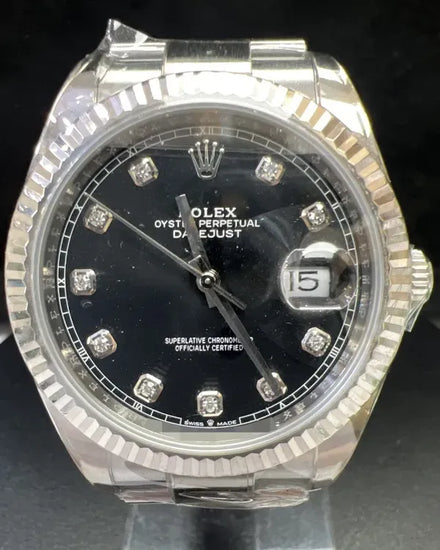 2021 Rolex Datejust 41MM Black Dial Oyster Bracelet (126334)