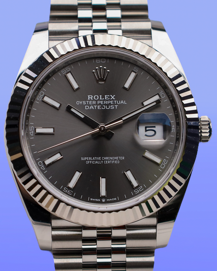 2025 Rolex Datejust 41MM Rhodium Dial Jubilee Bracelet (126334)