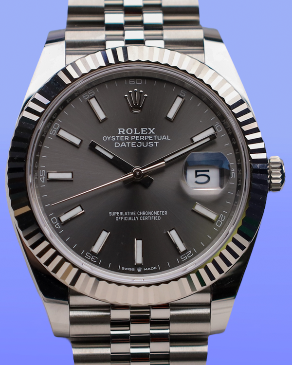 2025 Rolex Datejust 41MM Rhodium Dial Jubilee Bracelet (126334)