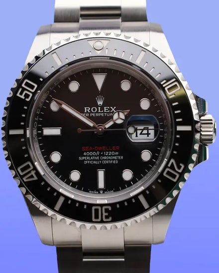 2025 Rolex Sea-Dweller 50th Anniversary "Red Text" 43MM Black Dial Oyster Bracelet (126600)