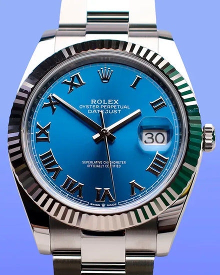 2025 Rolex Datejust 41MM Blue Dial Oyster Bracelet (126334)