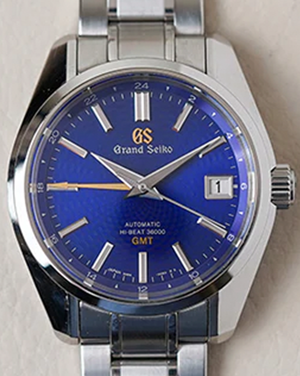 2022 Grand Seiko Heritage GMT "Peacock" L.E. 40MM Blue Dial Steel Bracelet (SBGJ261G)