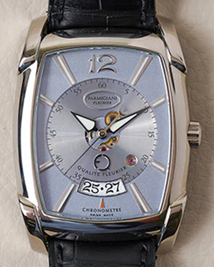 Parmigiani Fleurier Kalpa Qualité L.E. 46MM Blue Dial Leather Strap (PFC122-1200500)