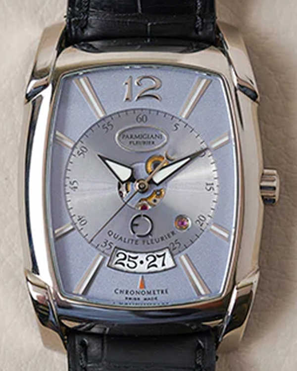 Parmigiani Fleurier Kalpa Qualité L.E. 46MM Blue Dial Leather Strap (PFC122-1200500)