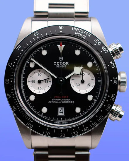 No Reserve - 2023 Tudor Black Bay Chrono 41MM Black Dial Steel Bracelet (79360N)