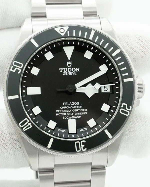 Tudor Pelagos 42MM Black Dial Titanium Bracelet (25600TN)