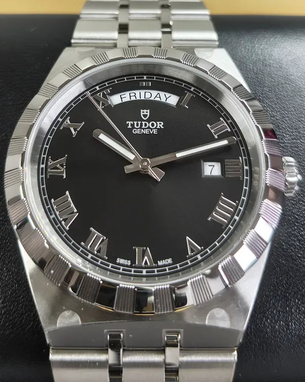 No Reserve - 2025 Tudor Royal 41MM Black Dial Steel Bracelet (28600)