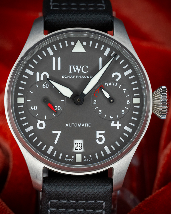 2015 IWC Schaffhausen Pilot "Patouille Suisse" L.E. 46.2MM Grey Dial Rubber Strap (IW500910)