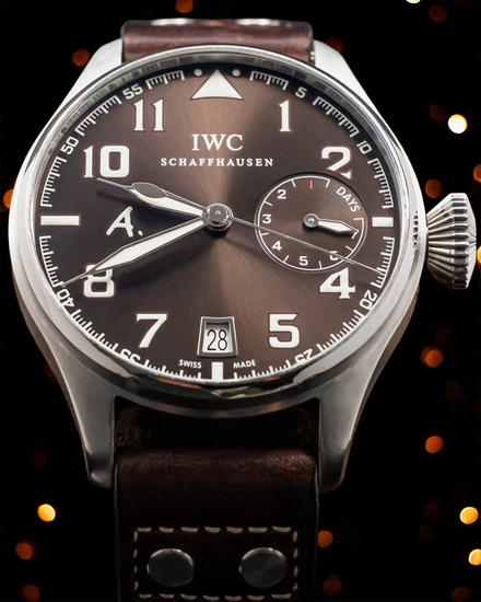 2010 IWC Schaffhausen Pilot "Antoine de Saint-Exupéry" L.E. 46MM Brown "Tobacco" Dial Leather Strap (IW500422)