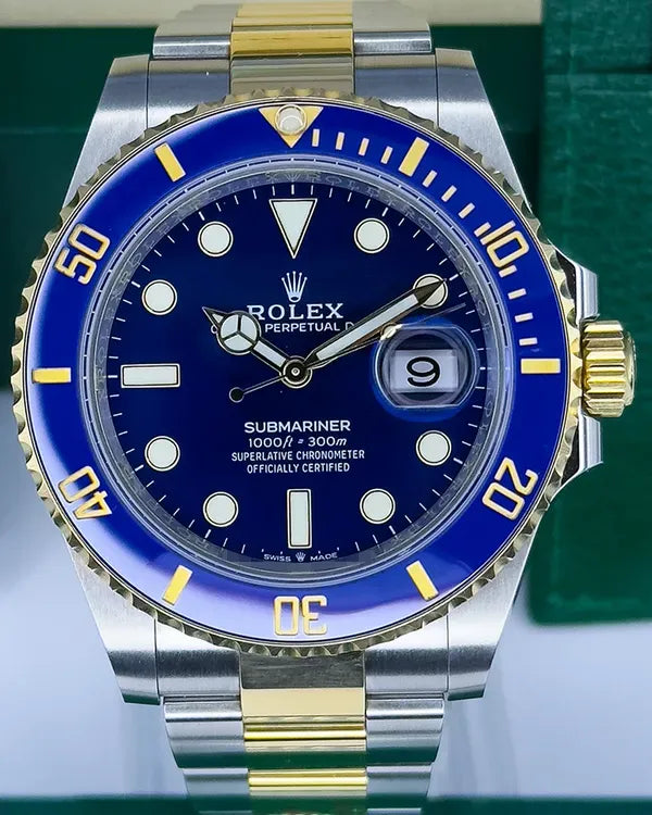 2023 Rolex Submariner Date "Bluesy" 41MM Blue Dial Two-Tone Oyster Bracelet (126613LB)