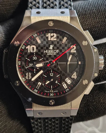 Hublot Big Bang 41MM Carbon Fiber Dial Rubber Strap (342.SB.131.RX)