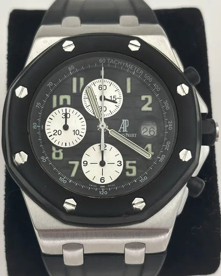 Audemars Piguet Royal Oak Offshore 42MM Black Dial Rubber Strap (25940SK.OO.D002CA.01.A)