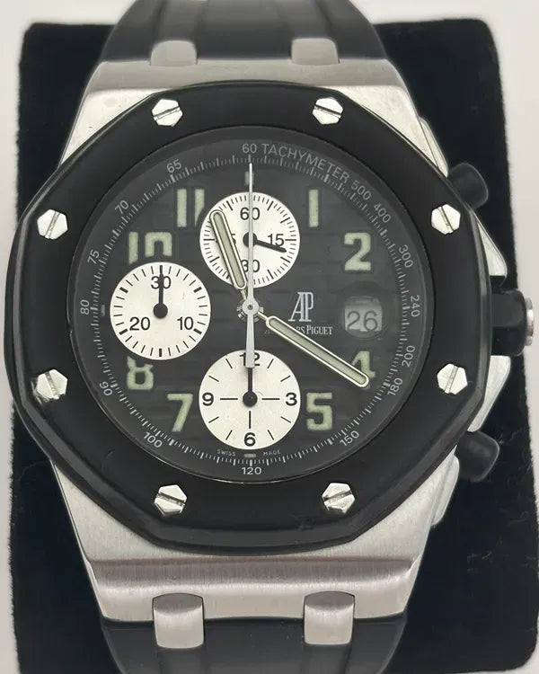 Audemars Piguet Royal Oak Offshore 42MM Black Dial Rubber Strap (25940SK.OO.D002CA.01.A)