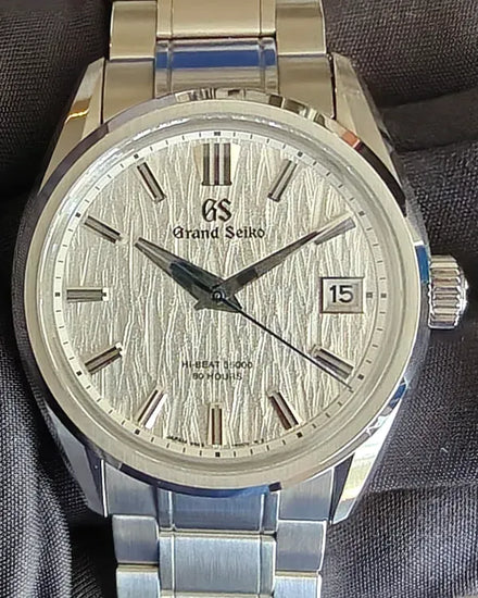 2022 Grand Seiko Evolution 9 "Shirakaba" 47MM White Dial Steel Bracelet (SLGH005)