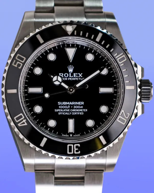2024 Rolex Submariner No-Date 41MM Black Dial Oyster Bracelet (124060)