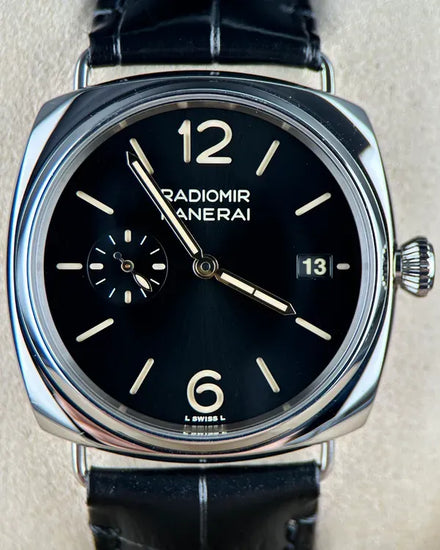 2024 Panerai Radiomir Quaranta 40MM Black Dial Leather Strap (PAM01294)