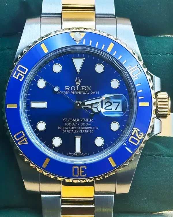 2016 Rolex Submariner "Bluesy" 40MM Blue Dial Two-Tone Oyster Bracelet (116613LB)