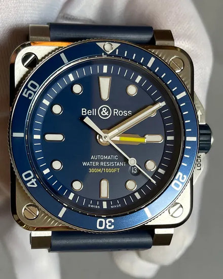 Bell & Ross BR 03-92 Diver 42MM Blue Dial Rubber Strap (BR0392-D-BU-ST/SRB)