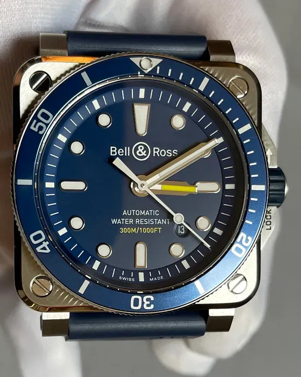 Bell & Ross BR 03-92 Diver 42MM Blue Dial Rubber Strap (BR0392-D-BU-ST/SRB)