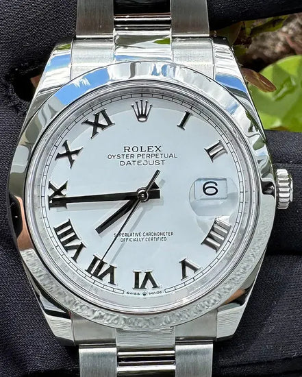 2024 Rolex Datejust 41MM White Dial Oyster Bracelet (126300)