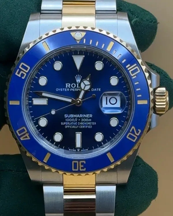 2021 Rolex Submariner Date "Bluesy" 41MM Blue Dial Two-Tone Oyster Bracelet (126613LB)