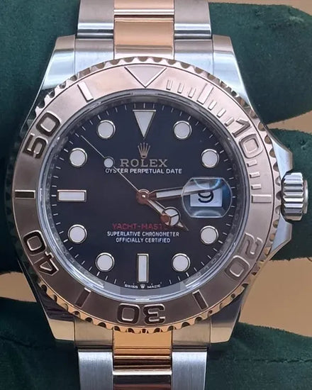 2020 Rolex Yacht-Master 40MM Black Dial Two-Tone Oyster Bracelet (126621)