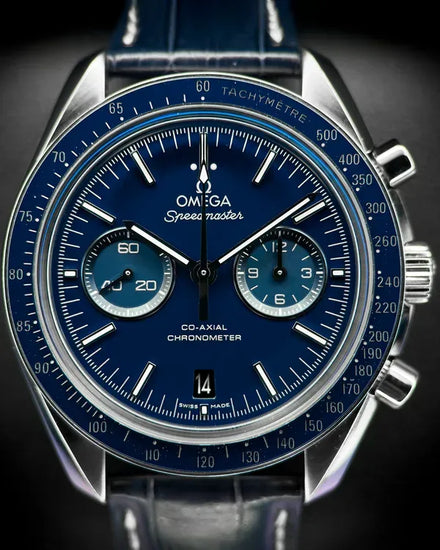 2024 Omega Speedmaster 44.25MM Blue Dial Leather Strap (311.93.44.51.03.001)