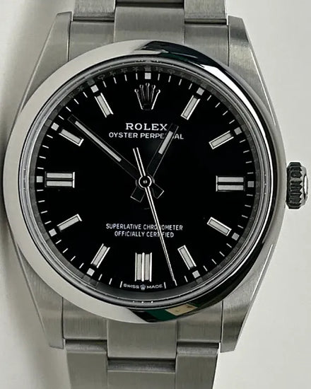 2023 Rolex Oyster Perpetual 36MM Black Dial Oyster Bracelet (126000)