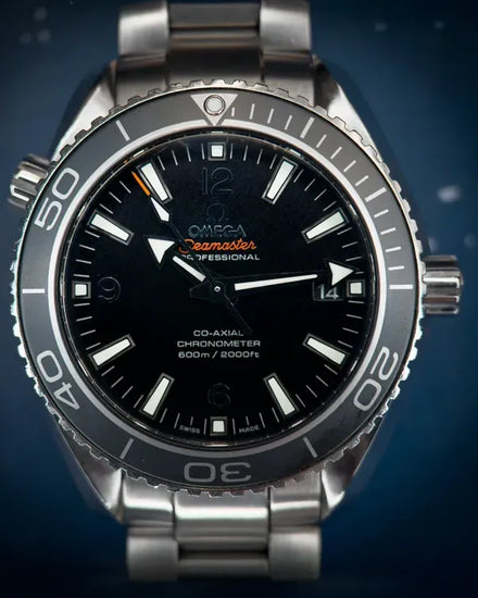 2011 Omega Seamaster Planet Ocean 600M 42MM Black Dial Steel Bracelet (232.30.42.21.01.001)