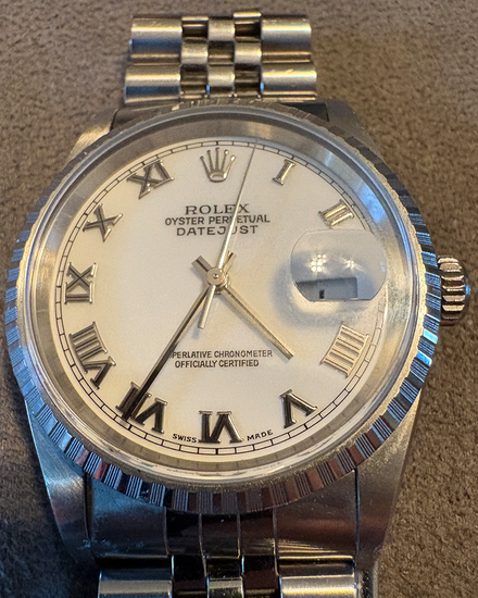 Rolex Datejust 36MM White Dial Jubilee Bracelet (16220)