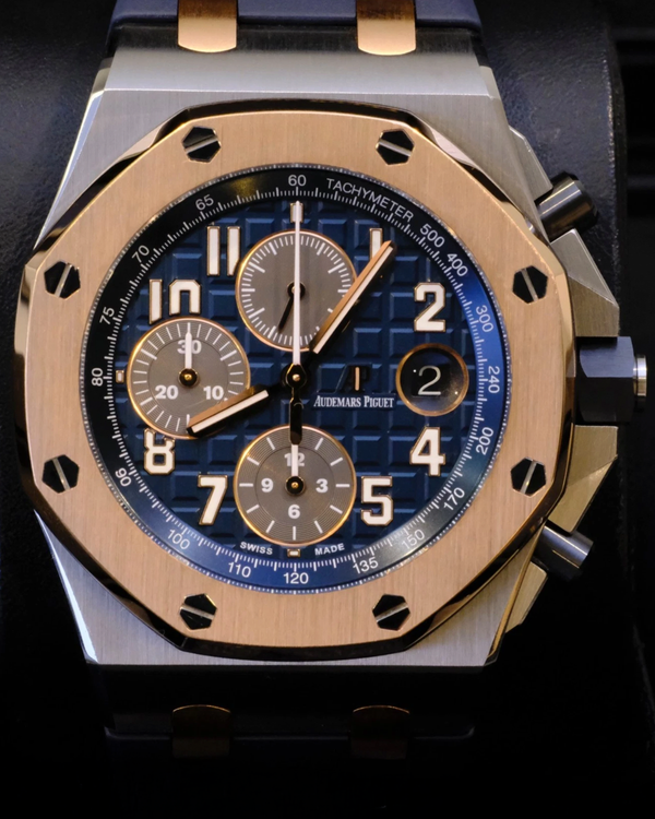 Audemars Piguet Royal Oak Offshore "Bucherer" L.E. 42MM Blue Dial Rubber Strap (26471SR.OO.D101CR.01)