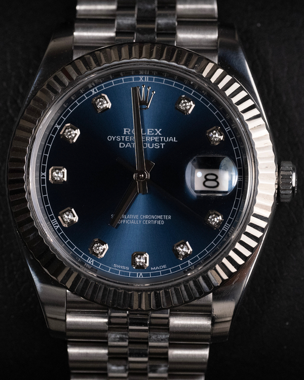 2019 Rolex Datejust 41MM Blue Dial Jubilee Bracelet (126334)