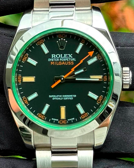 2020 Rolex Milgauss 40MM Black Dial Oyster Bracelet (116400GV)