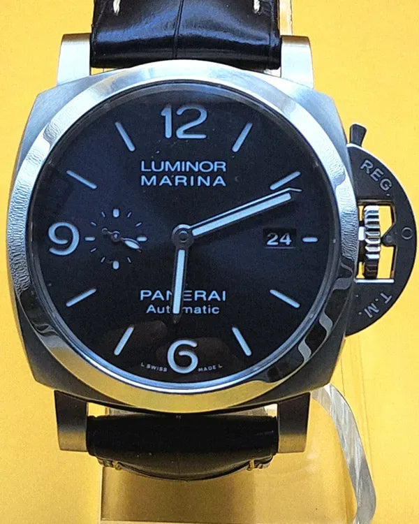 2022 Panerai Luminor Marina 44MM Blue Dial Leather Strap (PAM01313)