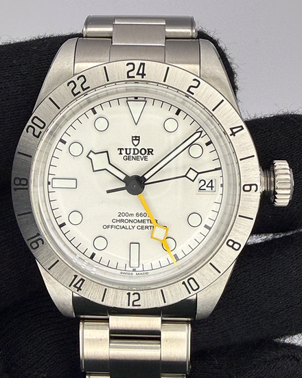 2025 Tudor Black Bay Pro GMT 39MM White Dial Steel Bracelet (79470)
