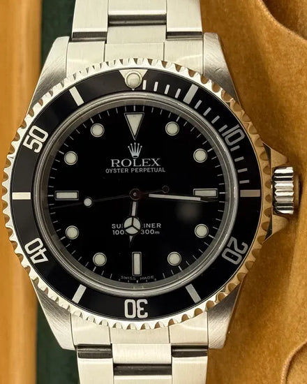 1999 (A Serial) Rolex Submariner No-Date 40MM Black Dial Oyster Bracelet (14060)